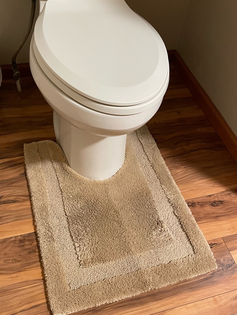 Chaps Beige Contour Bath Mat